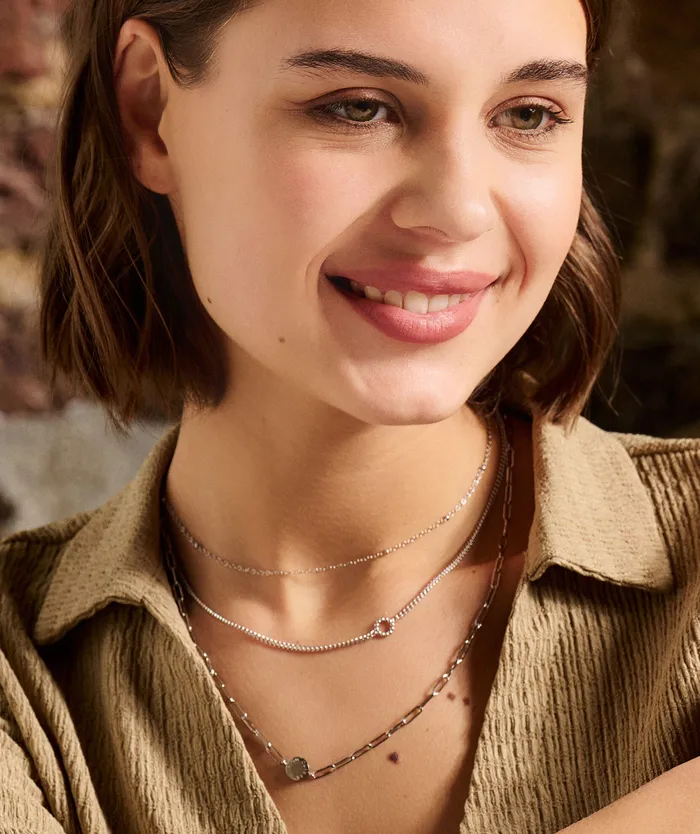 Illusion Silver Stacking Necklace Set Women Necklaces Olivia Burton