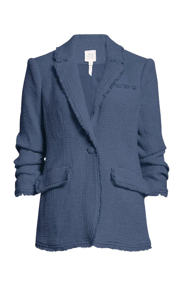 Jackets and Blazers Boucle Khloe Blazer Shadow 8211 Cinq Sept Women