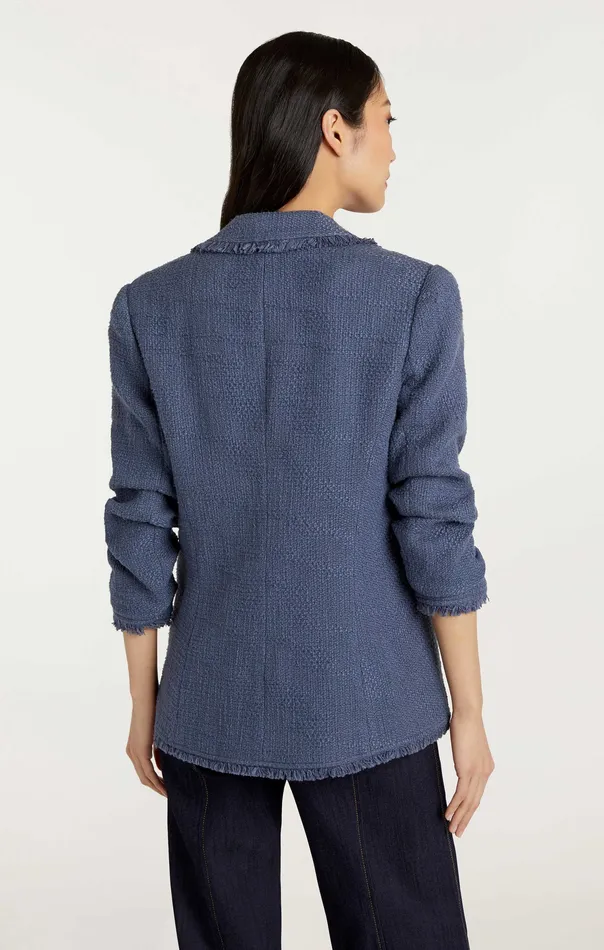 Jackets and Blazers Boucle Khloe Blazer Shadow 8211 Cinq Sept Women