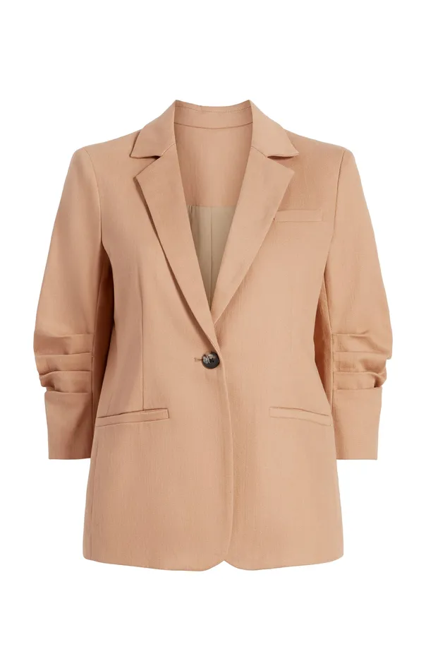 Jackets and Blazers Denim Khloe Blazer Sahara Cinq Sept Women