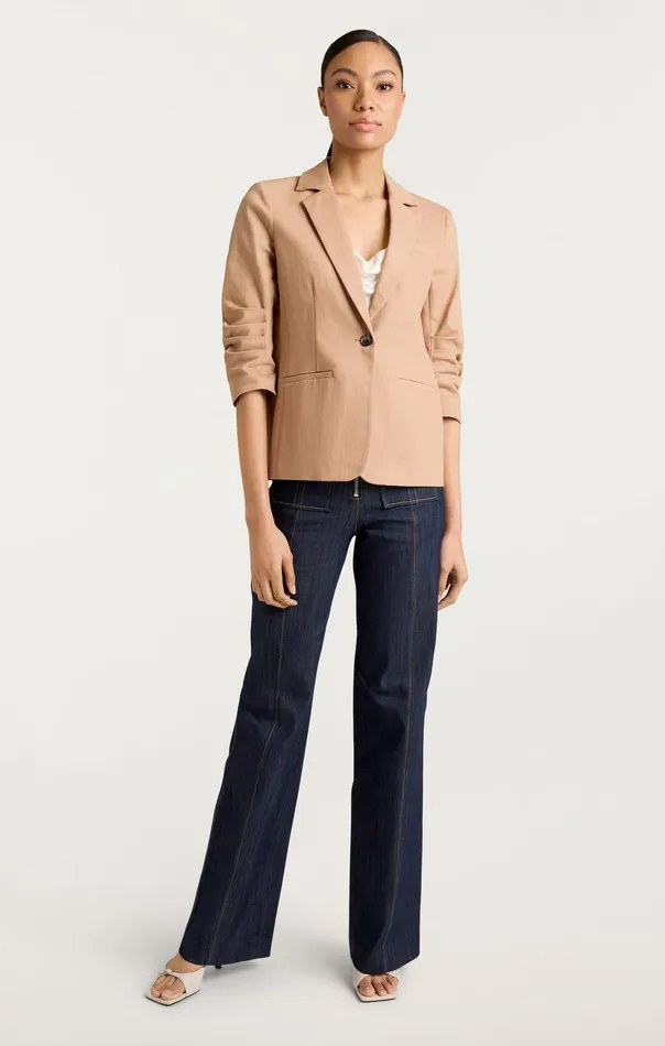 Jackets and Blazers Denim Khloe Blazer Sahara Cinq Sept Women