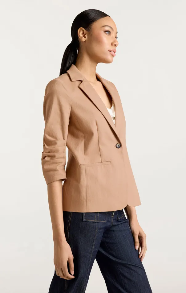 Jackets and Blazers Denim Khloe Blazer Sahara Cinq Sept Women