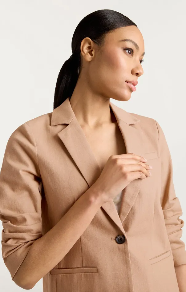 Jackets and Blazers Denim Khloe Blazer Sahara Cinq Sept Women