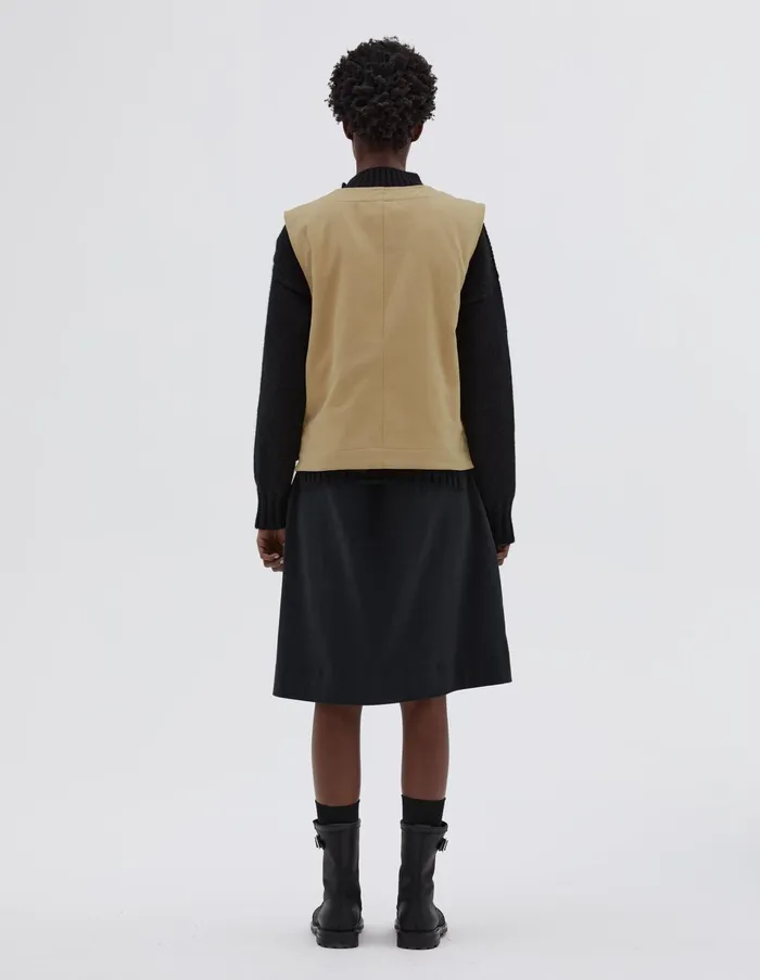 Jackets and Coats Women Margaret Howell Mhl Patch Pocket Jerkin Stone