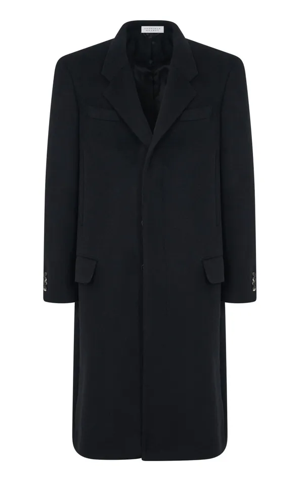 Jackets and Outerwear Men Gabriela Hearst Slade Coat In Black DoubleFace Recycled Cashmere Jackets and Outerwear Men Gabriela Hearst Slade Coat In Black DoubleFace Recycled Cashmere