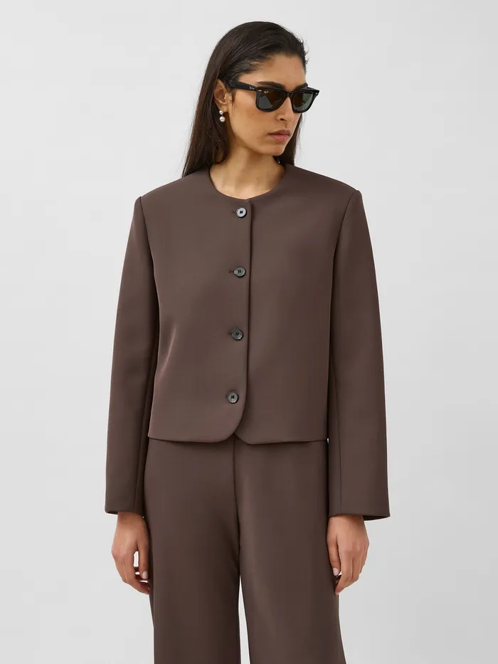 Jackets Women The UNDONE Harris Tapper 8211 Tilmens Blazer in Brown Umber