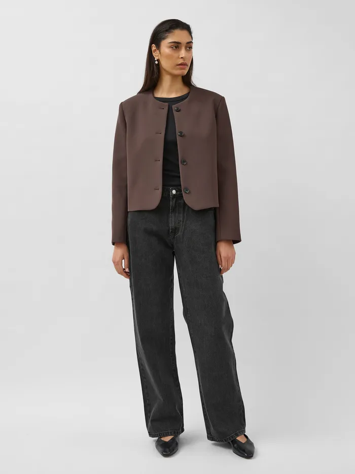 Jackets Women The UNDONE Harris Tapper 8211 Tilmens Blazer in Brown Umber