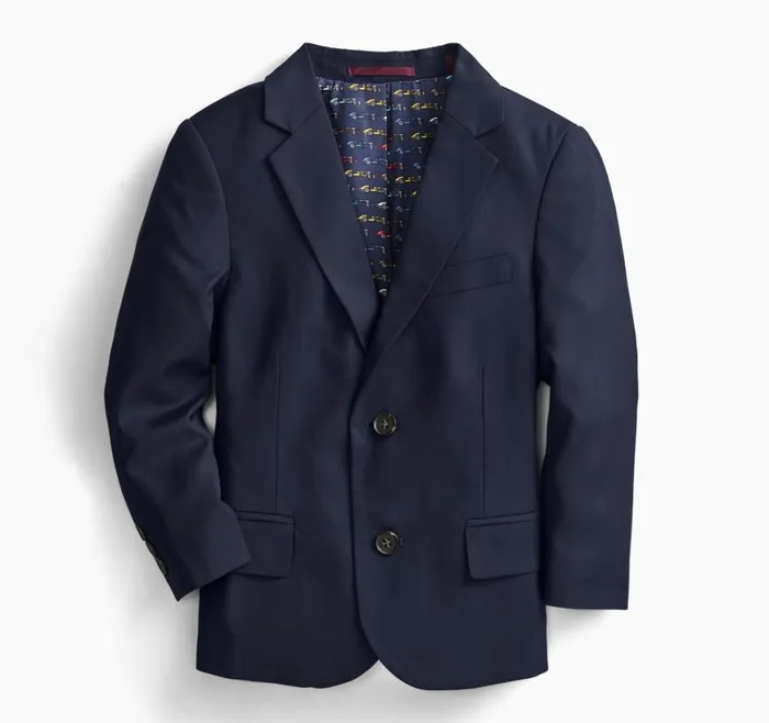 Johnston and Murphy Blazers and Vests Boys Boys Woven Blazer Navy
