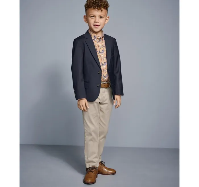 Johnston and Murphy Blazers and Vests Boys Boys Woven Blazer Navy Johnston and Murphy Blazers and Vests Boys Boys Woven Blazer Navy