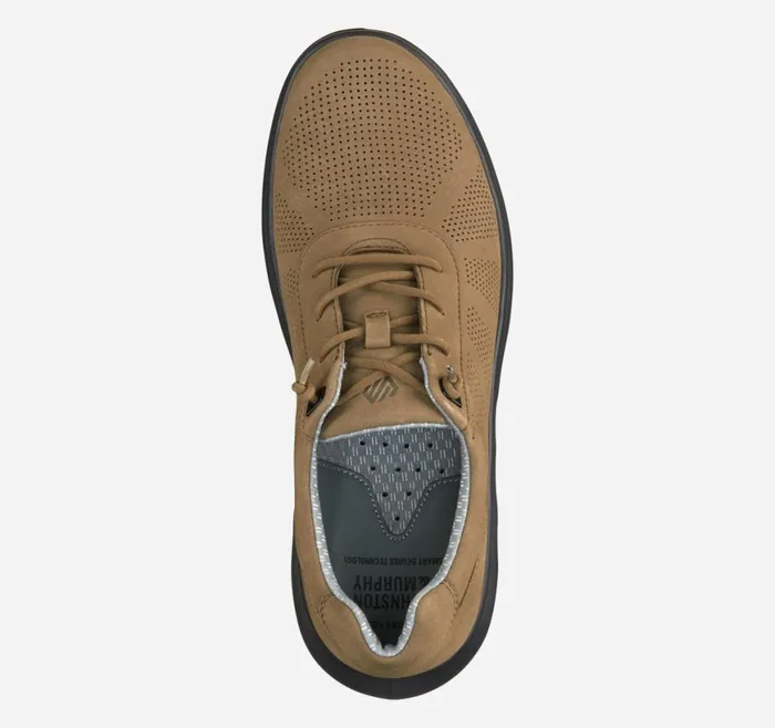 Johnston and Murphy LaceUps Men Activate UThroat Light Brown Nubuck