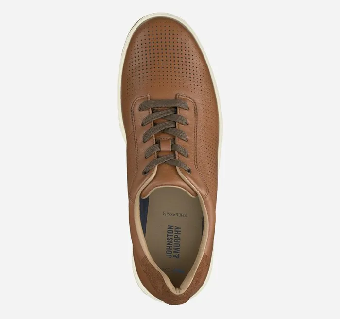 Johnston and Murphy LaceUps Men Daxton UThroat Tan Full Grain Johnston and Murphy LaceUps Men Daxton UThroat Tan Full Grain