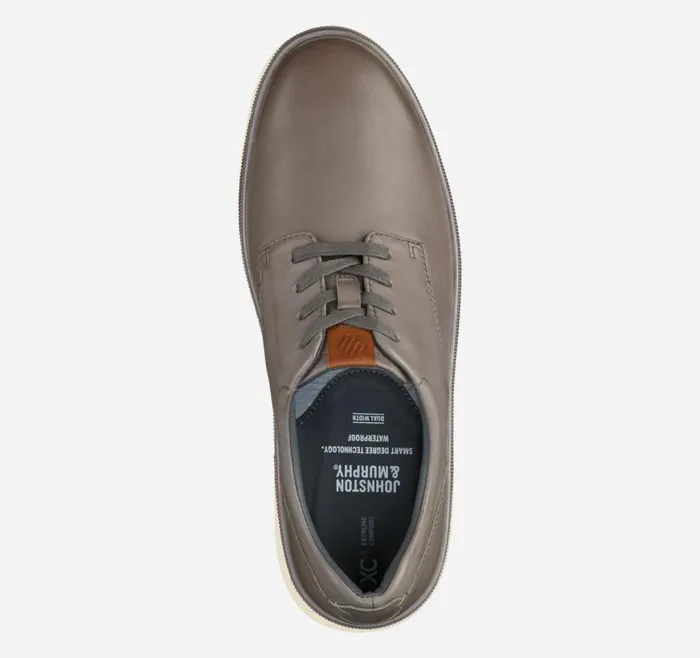 Johnston and Murphy LaceUps Men XC4reg Foust Plain Toe Gray Full Grain Johnston and Murphy LaceUps Men XC4reg Foust Plain Toe Gray Full Grain