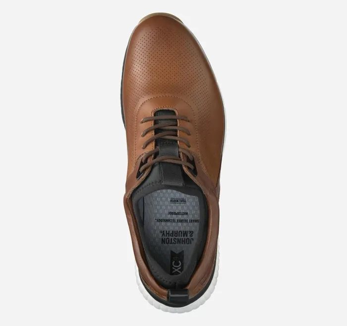 Johnston and Murphy LaceUps Men XC4reg H1Luxe Hybrid Tan Waterproof Full Grain