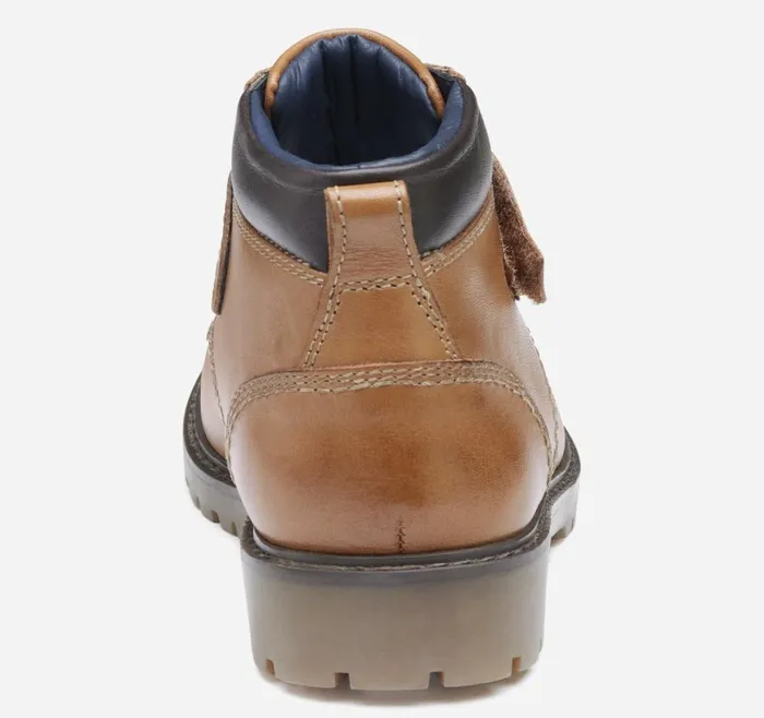 Johnston and Murphy Little Kid Boys Little Kid Patterson Boot Tan Full Grain