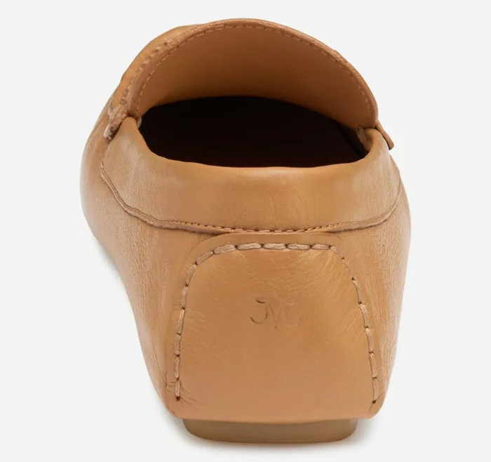 Johnston and Murphy Mules and Loafers Women Maggie Chain Moc Tan Calfskin Johnston and Murphy Mules and Loafers Women Maggie Chain Moc Tan Calfskin
