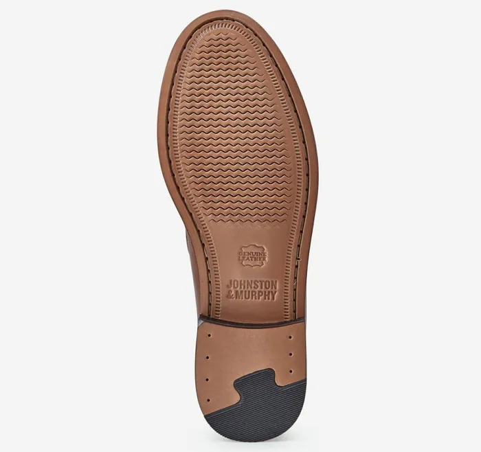 Johnston and Murphy SlipOns Men Halstead Bit Tan Full Grain Johnston and Murphy SlipOns Men Halstead Bit Tan Full Grain