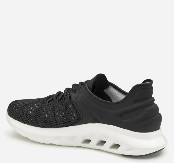 Johnston and Murphy Sneakers Women Activate Knit UThroat Black Knitnylon