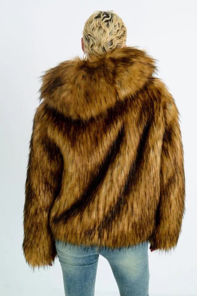 Julia Faux Fur Coat Women The Ragged Priest Coats and Jackets