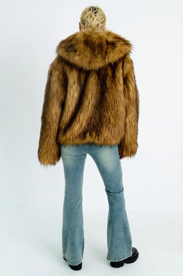 Julia Faux Fur Coat Women The Ragged Priest Coats and Jackets