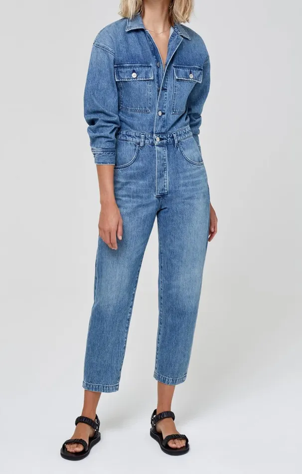 Jumpsuits Women Citizens Of Humanity Liu Jumpsuit In Hamlet Hamlet