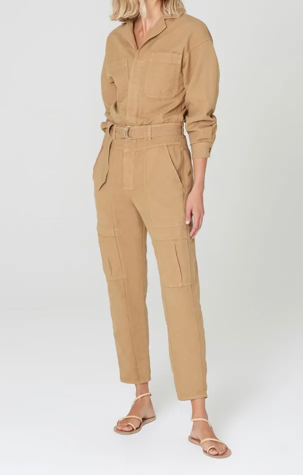Jumpsuits Women Citizens Of Humanity Willa Utility Jumpsuit In Brown Sugar Brown Sugar
