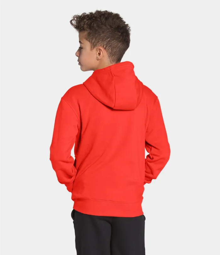 Kids Fleece The North Face Essential Pullover Hoodie Flare Orange