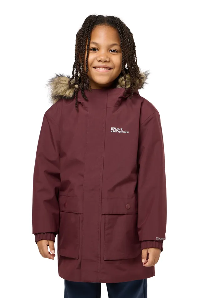 Kids Jack Wolfskin 3in1 Jackets COSY BEAR 3IN1 PARKA G 8211 Boysenberry Wild Blossom 104 8211 Girls 3in1 Jacket