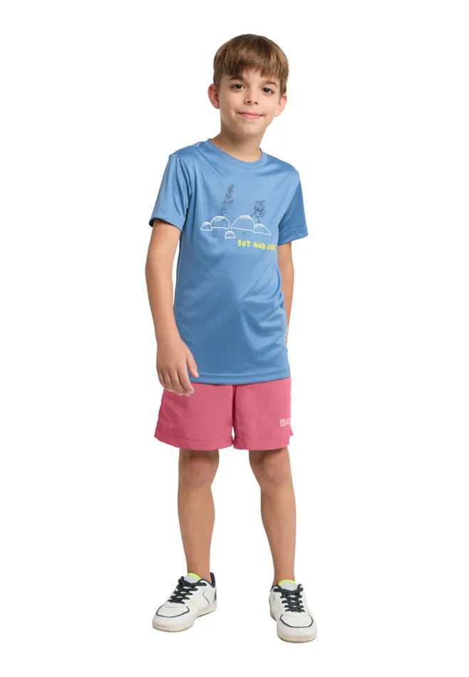 Kids Jack Wolfskin Casual Trousers SUN SHORTS K 8211 Soft Pink 140 8211 Kids Shorts