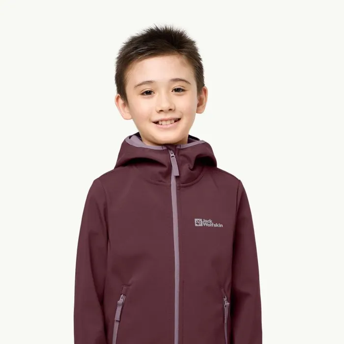 Kids Jack Wolfskin Softshell Jackets FOURWINDS JACKET KIDS Boysenberry 92 8211 Kids Softshell Jacket Kids Jack Wolfskin Softshell Jackets FOURWINDS JACKET KIDS Boysenberry 92 8211 Kids Softshell Jacket
