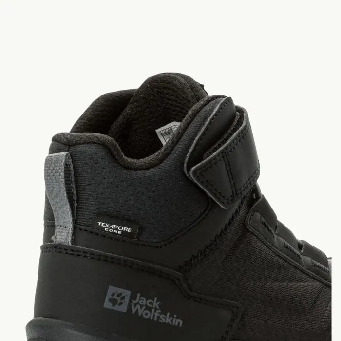 Kids Jack Wolfskin Waterproof Shoes CYROX TEXAPORE MID K 8211 Black 30 8211 Kids Waterproof Hiking Shoes Kids Jack Wolfskin Waterproof Shoes CYROX TEXAPORE MID K 8211 Black 30 8211 Kids Waterproof Hiking Shoes
