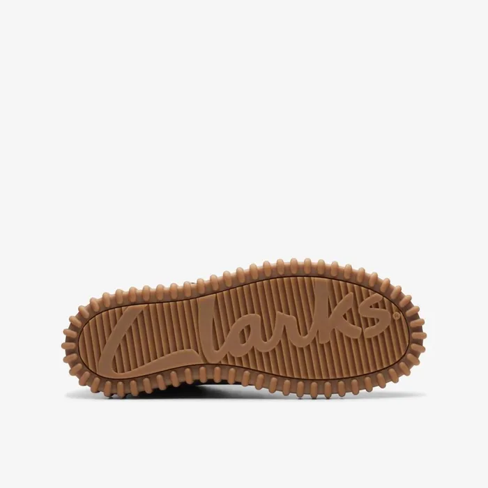 Kids Torhill Grey Suede Clarks Boots