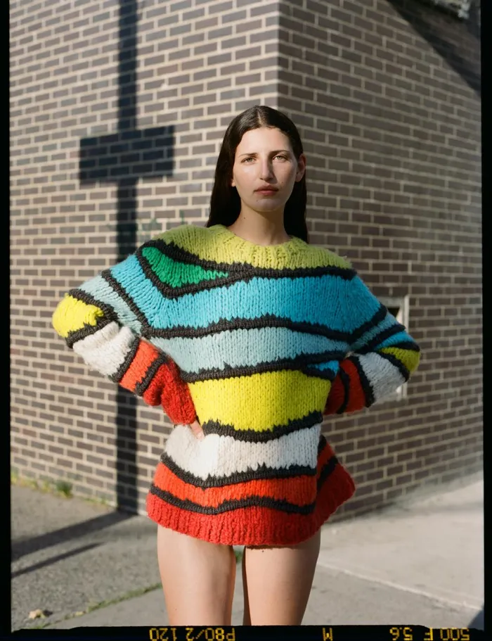 Knitwear Women Gabriela Hearst Lawrence Knit Sweater In Multi Welfat Cashmere
