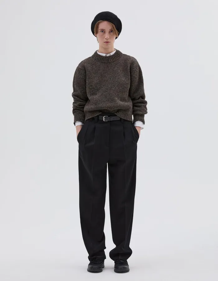 Knitwear Women Margaret Howell Donegal Crew Neck Bracken