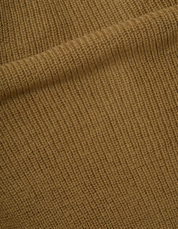 Knitwear Women Margaret Howell Mhl Collared Cardigan Ochre