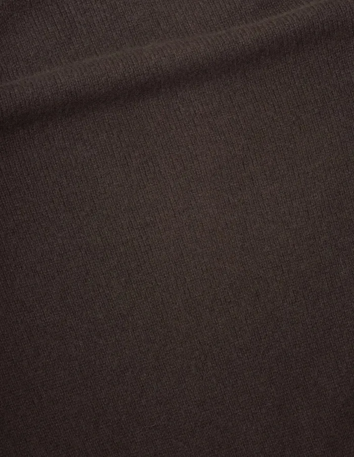 Knitwear Women Margaret Howell Wide Roll Neck Bitter Chocolate