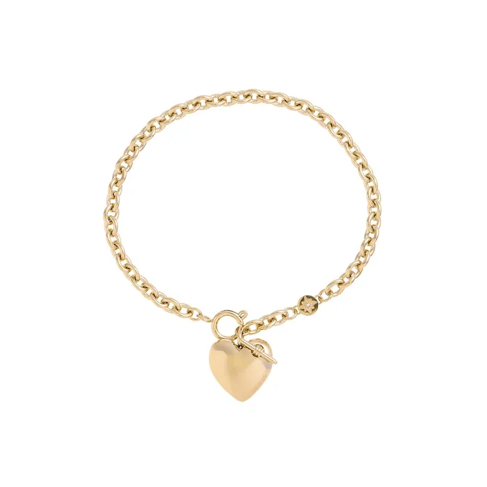 Knot Heart Gold Bracelet Bracelets Olivia Burton Women