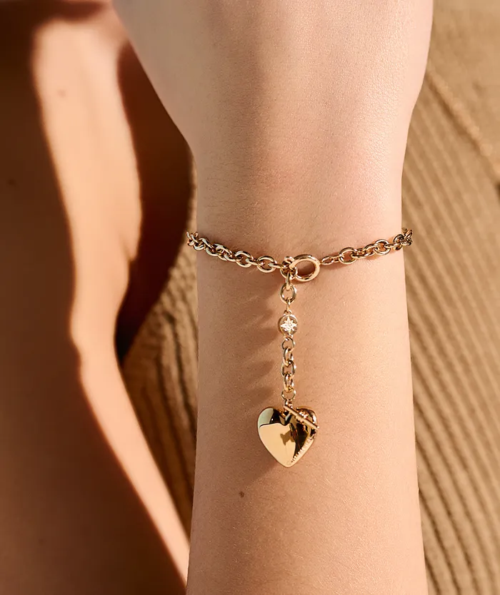 Knot Heart Gold Bracelet Bracelets Olivia Burton Women