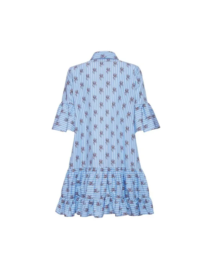 La Double J Choux Dress Gryphos Light Blue Women Dresses La Double J Choux Dress Gryphos Light Blue Women Dresses