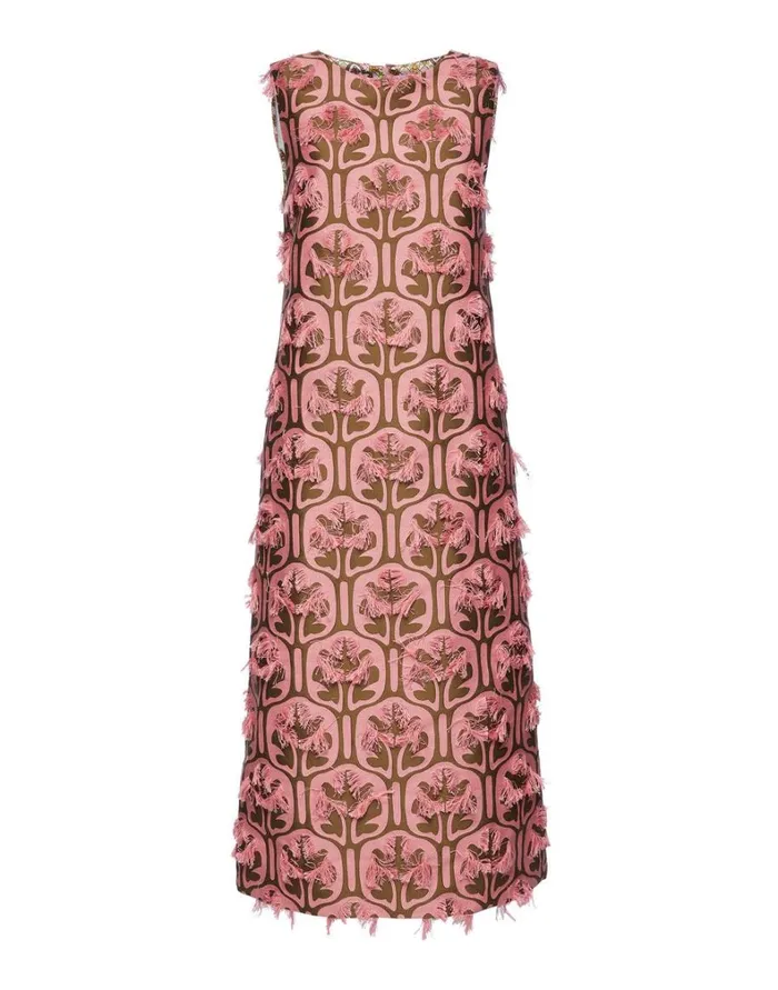 La Double J Column Dress Grove Kakipink Women Dresses La Double J Column Dress Grove Kakipink Women Dresses