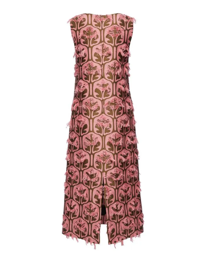 La Double J Column Dress Grove Kakipink Women Dresses La Double J Column Dress Grove Kakipink Women Dresses