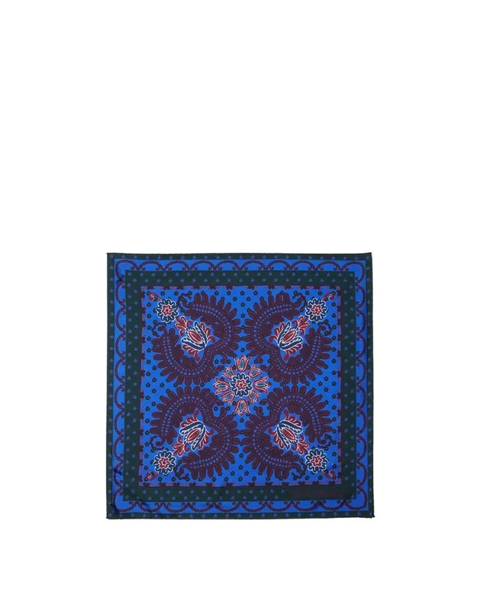 La Double J Folky Hearts Foulard 45X45 Folky Hearts Blue Women Foulards and Scarves La Double J Folky Hearts Foulard 45X45 Folky Hearts Blue Women Foulards and Scarves