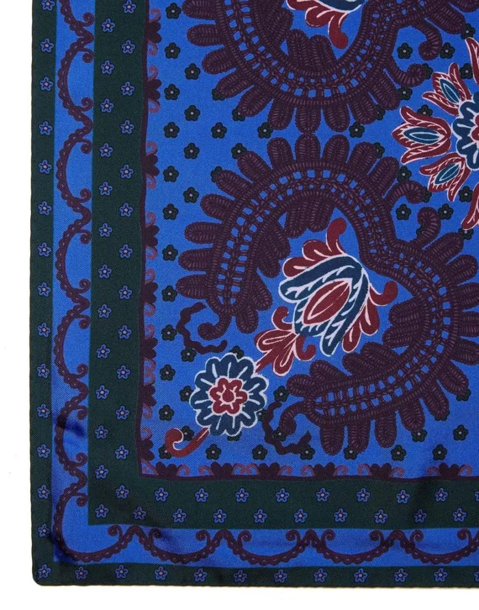 La Double J Folky Hearts Foulard 45X45 Folky Hearts Blue Women Foulards and Scarves La Double J Folky Hearts Foulard 45X45 Folky Hearts Blue Women Foulards and Scarves