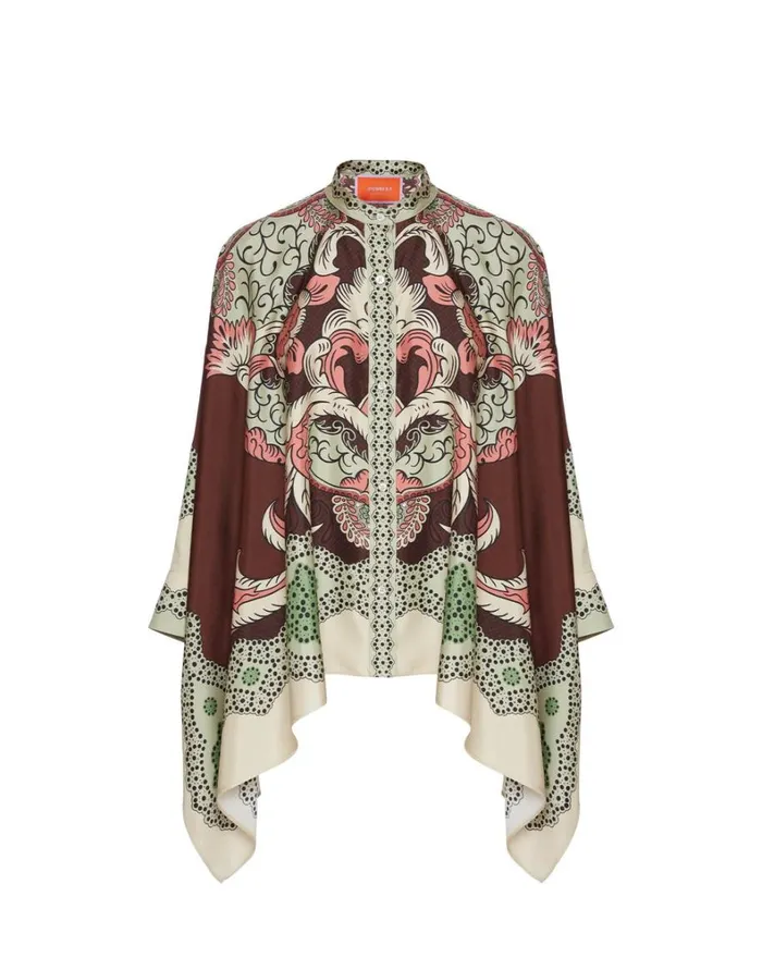 La Double J Foulard Shirt Portal Place Brown Women Shirts and Tops La Double J Foulard Shirt Portal Place Brown Women Shirts and Tops