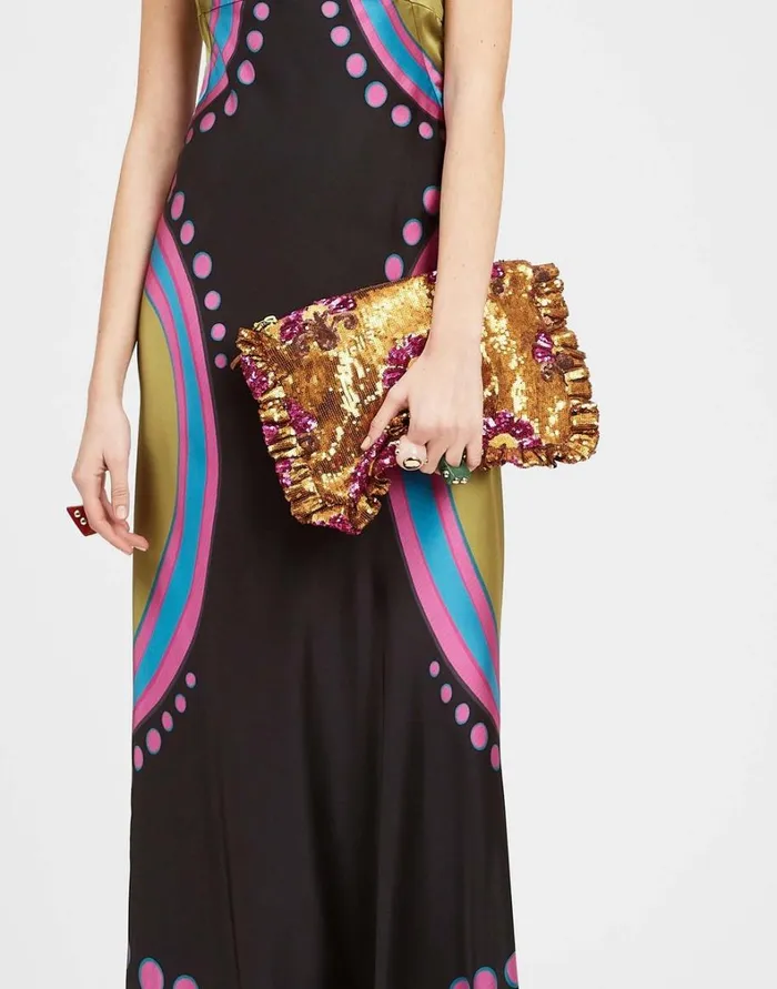 La Double J Hand Pochette Bronze Women Bags and Pochettes La Double J Hand Pochette Bronze Women Bags and Pochettes
