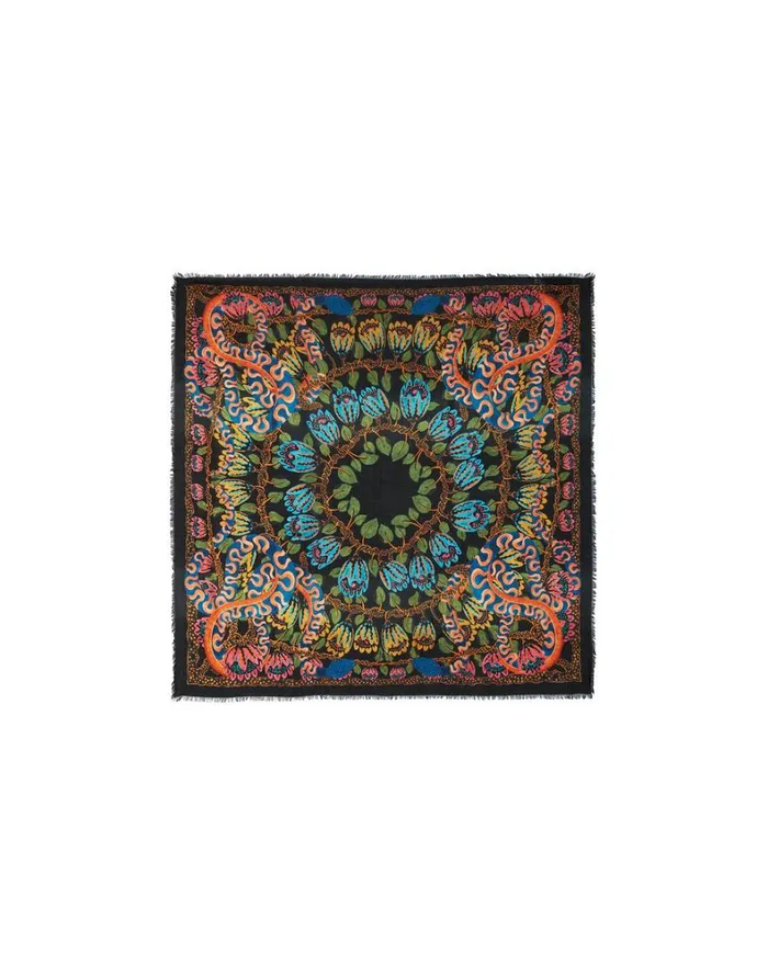 La Double J Light Scarf Eve Black Women Foulards and Scarves La Double J Light Scarf Eve Black Women Foulards and Scarves