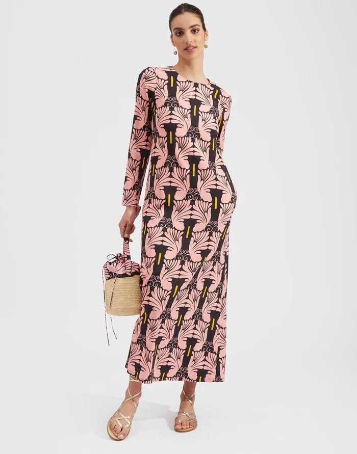 La Double J Long Sleeve Swing Dress Ali Rosa Women Dresses