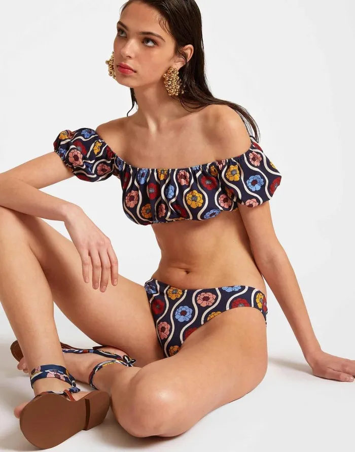 La Double J Mirage Top Whitsun Mini Blue Women Swimwear