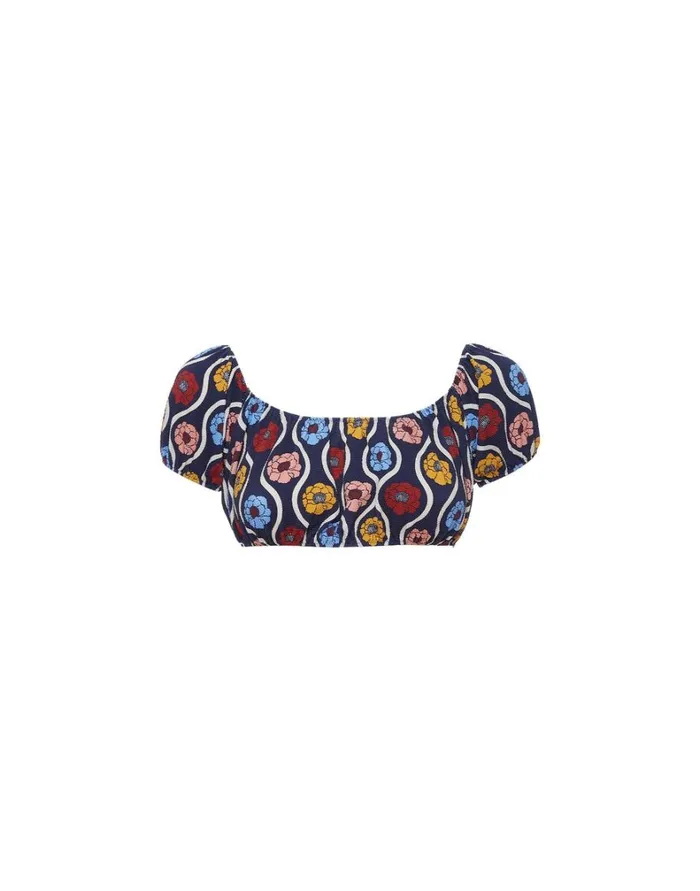 La Double J Mirage Top Whitsun Mini Blue Women Swimwear La Double J Mirage Top Whitsun Mini Blue Women Swimwear
