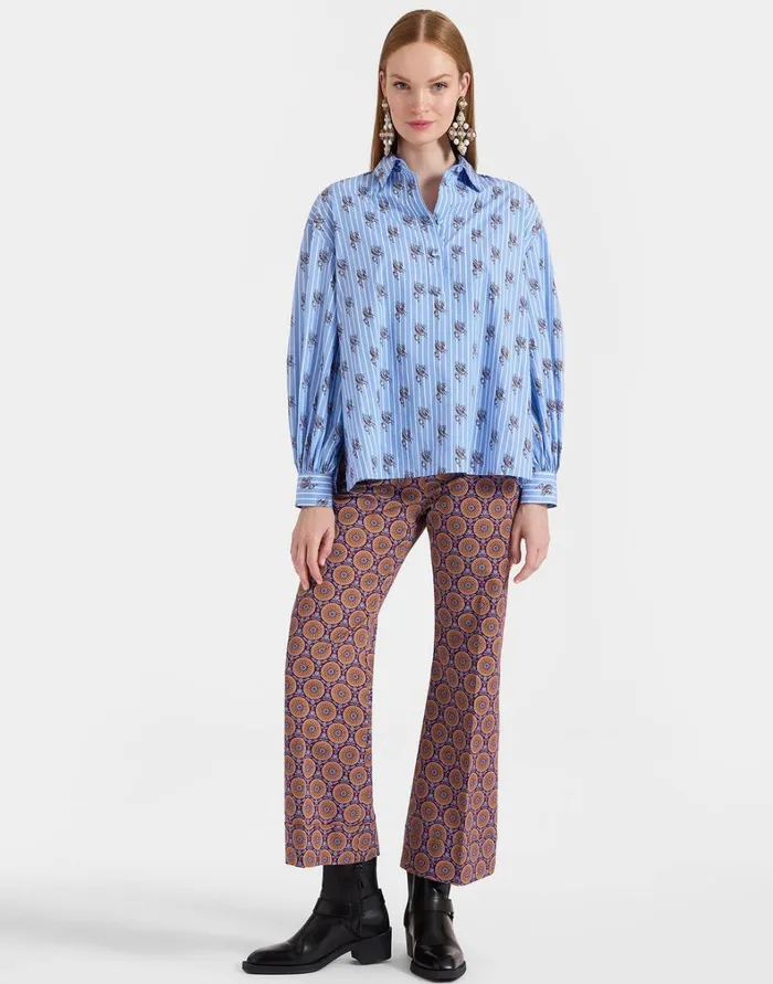 La Double J Poet Shirt Gryphos Light Blue Women Shirts and Tops La Double J Poet Shirt Gryphos Light Blue Women Shirts and Tops