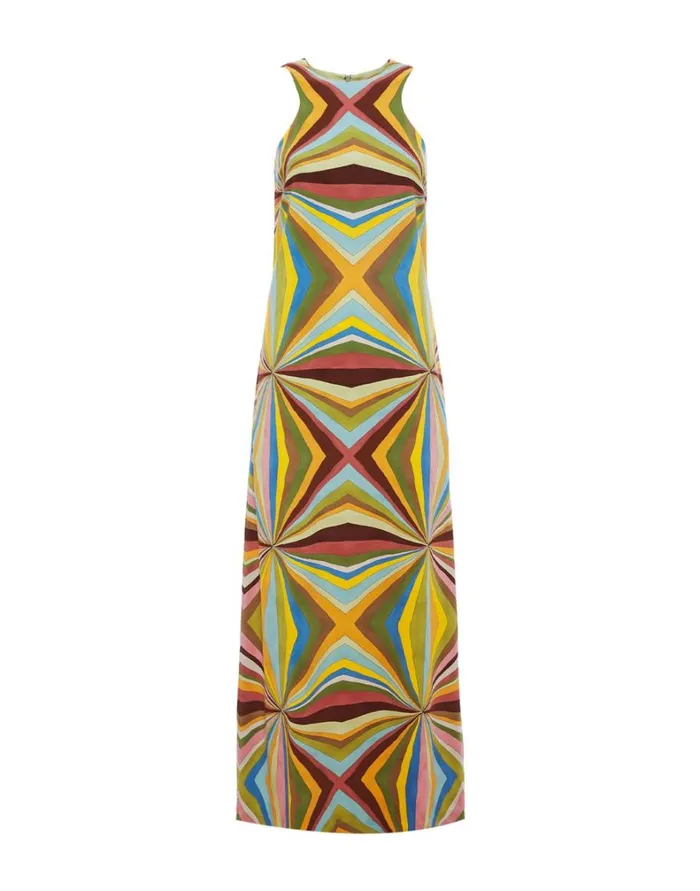 La Double J Racer Dress Placed Rainbow Place Women Dresses La Double J Racer Dress Placed Rainbow Place Women Dresses